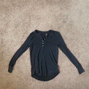 Aerie Real Soft Long Sleeve Henley